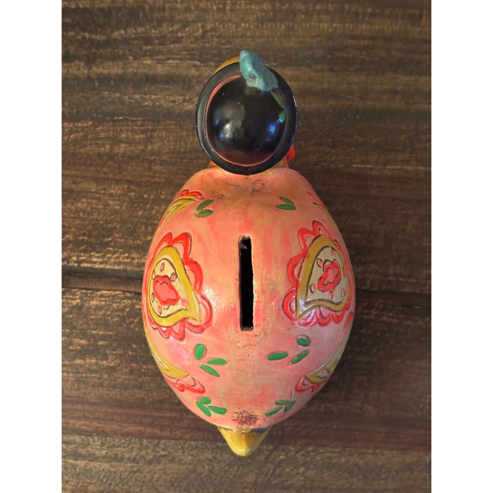 VINTAGE 1967‎ Ceramic Psychedelic Hippie Turtle Bank made in Japan - Picture 11 of 12